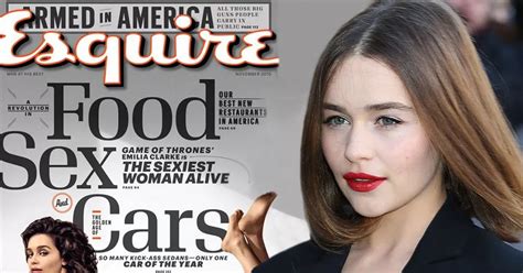 emilia clarke bikini pics|Emilia Clarke poses NAKED on bed as shes named Sexiest